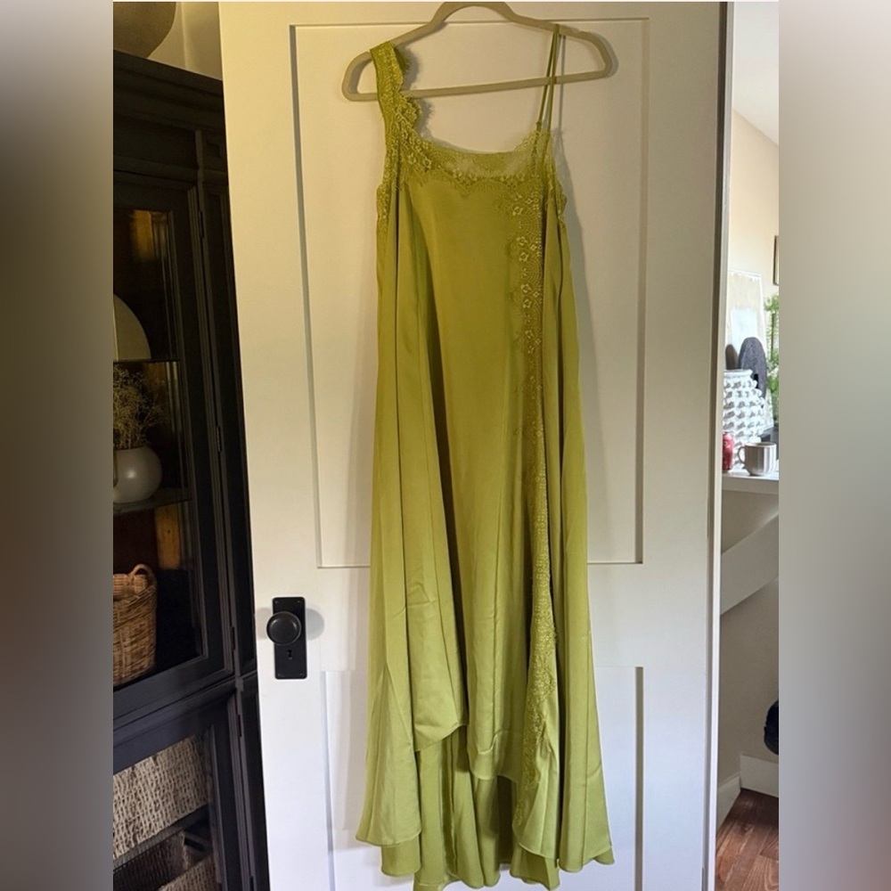 Gorgeous Green Lace Trim ASOS Dress